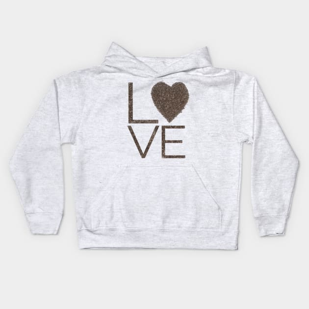 Chia Seeds Heart Love For Healthy Life Kids Hoodie by Korry
